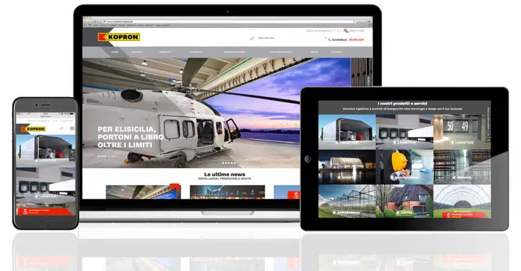 HomeNews new kopron website