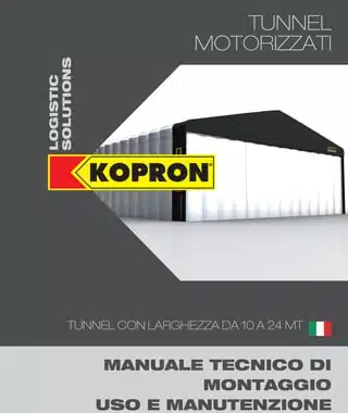 Manuale tunnel Motorizzati oltre 10 mt 2015