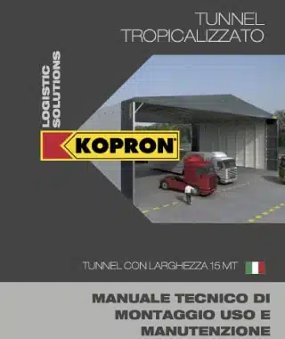 Manuale tunnel Tropicalizzato da 15 mt 2015