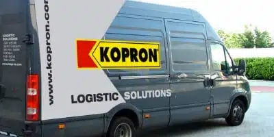 furgone kopron logistic per servizio assistenza post vendita