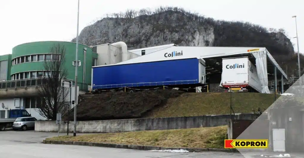 capannone mobile di collegamento kopron
