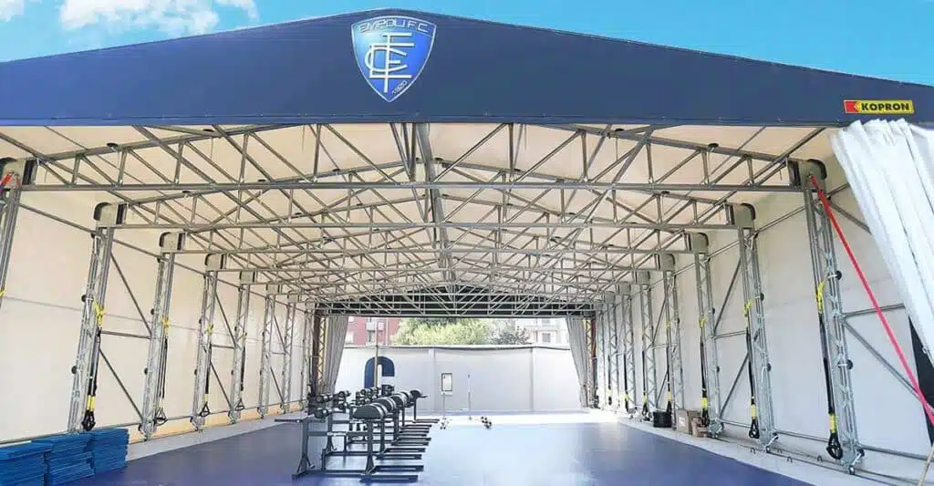 capannone mobile partnership empoli calcio