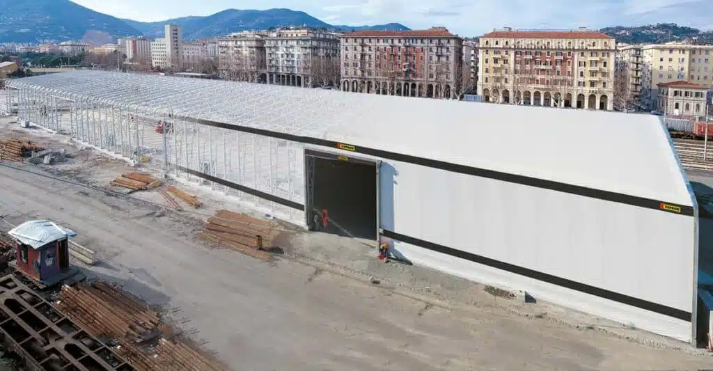 capannoni mobili kopron per porti e interporti