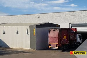 Capannoni in PVC Kopron per Socram Roma