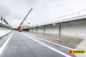 Portoni sezionali di design Kopron Autodromo Interlagos