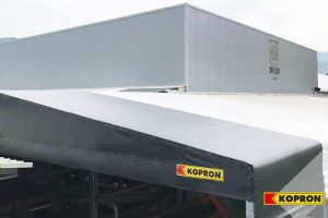 Tettoie in acciaio per la produzione alimentare