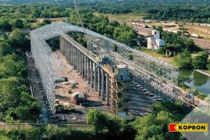 capannone mobile kopron per vale de rio brasile