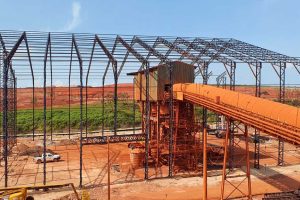 capannone in telo per produzione alluminio hydro