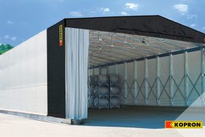 capannoni in PVC e acciaio