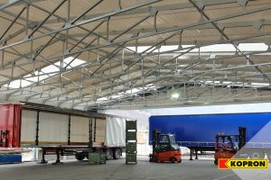 capannoni in pvc per ampliare la logistica