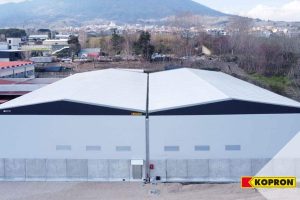 capannoni retrattili settore alimentare kopron