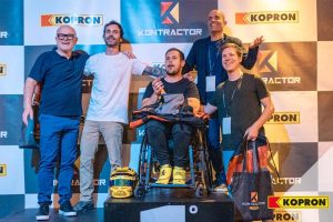 evento kart con alvaro bautista podio