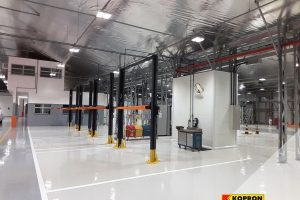 kopron prefabbricato acciaio manutenzione veicoli