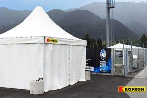 kopron strutture in pvc sportive per atalanta