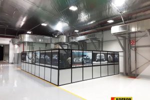 mercedes interni kopron prefabbricati in acciaio