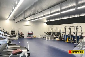 palestra in pannelli coibentati interello