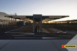 pensiline per auto per parcheggi kopron ugolini