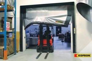 porta ad avvolgimento rapido autoriparante
