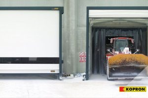 porta rapida ad impacchettamento verticale
