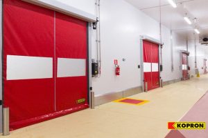 porte rapide in pvc per industria alimentare