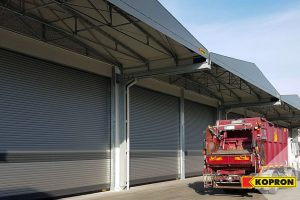 portoni industriali kopron per settore rifiuti