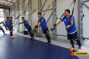 ritiro empoli nel capannone kopron