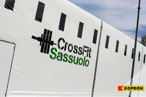 stampa serigrafica coperture pvc kopron per crossfit