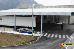 tettoie mobili in pvc kopron