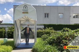 tunnel in pvc sanificazione