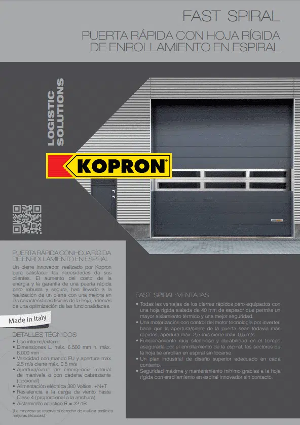 FastSpiral Kopron
