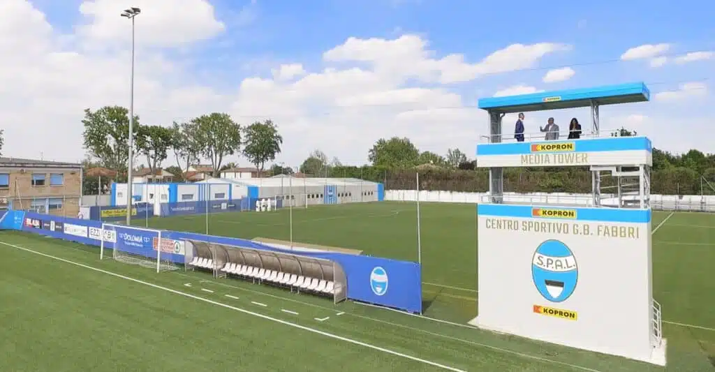 m centro sportivo chiavi in mano by kopron per spal