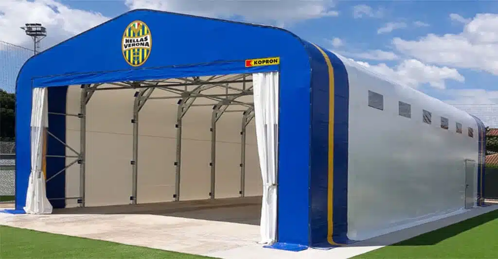 palestra temporanea kopron per hellas verona