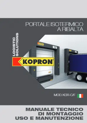 KDR-CF Portale isotermico a ribalta