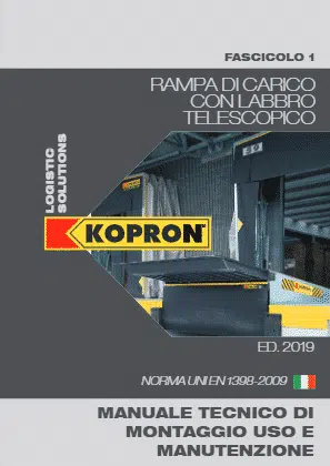 KRL-T rampe telescopiche - Manuale tecnico di montaggio, uso e manutenzione
